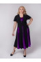 Платье "Фиеста" Sparada (Чёрный / Фиолетовый)