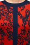 Платье "Олси" 1705032/1V ОЛСИ (Красный/синий узор)