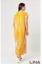 Платье "Лина" 52146 (Желтый принт)