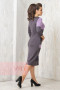 Платье женское 2242 Фемина (Графит/мокрый асфальт/светлая фиалка)
