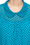 Блуза "Олси" 1610014/5 ОЛСИ (Горох/голубой)