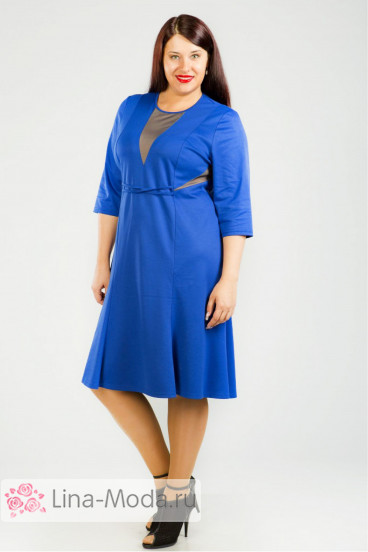 Платье 426 Luxury Plus (Синий ирис)