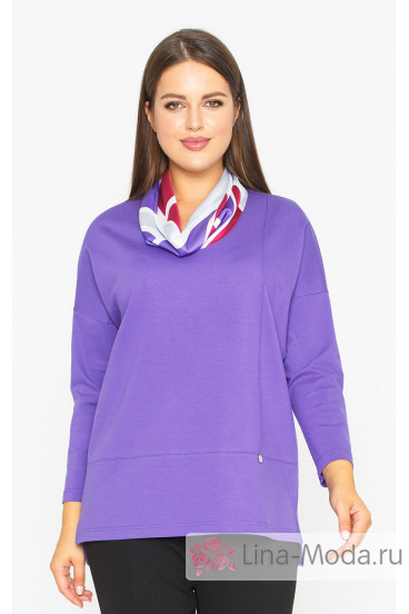 Блуза "Лина" 4172 (Фиолетовый светлый)