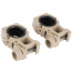 Кольца для прицела (WADSN) M10 1 inch to 30mm (DE) с уровнем