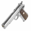 Страйкбольный пистолет (Tokyo Marui) 1911 Government Series 70 Nickel Finish