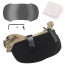 Визор на шлем с двумя сменными линзами QD (DE)