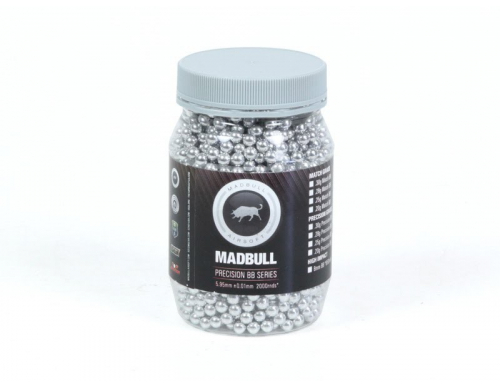 Шары Mad Bull 0,30 Aluminum (2000 шт) бутылка